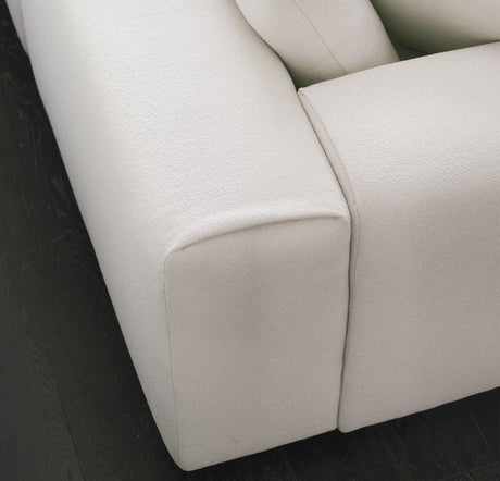 Acanva Modern Oversized Modular L Shaped Sectional Sofa Set for Living Room, Minimalist Style Comfy 4-Seat Corner Couch, Left Chaise, Wool-Like Acanva