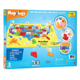 Imagimake Mapology USA Map with Capitals | Learning States and Capitals | US Geography Toys for Ages 5-7 | Jigsaw Puzzles for Kids Ages 8-10 Years | Educational Toys for Ages 8-13 Imagimake