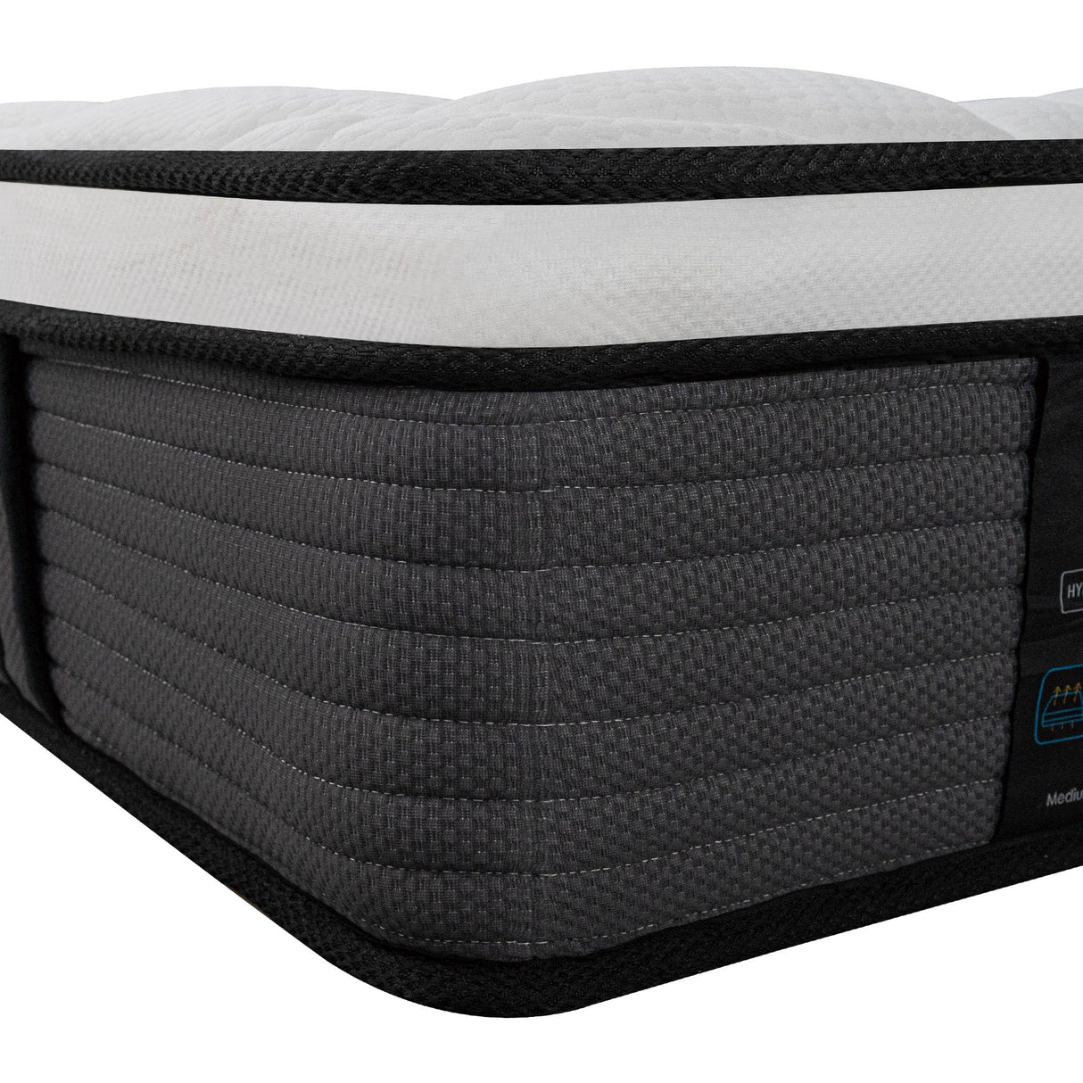 Queen Mattress, 12 Inch Pillow Top Hybrid Mattress in a Box Medium Firm Fiberglass-Free, Soft Breathable Pressure Relief Memory Foam Pocket Innerspring Bed, CertiPUR-US Certified PAMYO