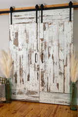 Vintage Harvest Whitewashed Reclaimed Barn Wood Wall Planks- Rustic Kiln Dried Wood Panels, Easy to Install, DIY Accent Wall for Your Home (10 Square ft.) VINTAGE HARVEST RECLAIMED LUMBER U.S.A.