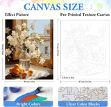 ZRIZQ Paint by Numbers for Adults Beginners,Flowers Adult Paint by Number Kits on Canvas,Paint by Numbers for Home Wall Art Decor 16x20 Inch（Without Frame） ZRIZQ