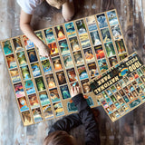 SHOXREM 1000 Piece Vintage Travel Jigsaw Puzzle, US National Parks Puzzle for Adults SHOXREM