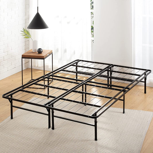 ZINUS SmartBase Heavy Duty Mattress Foundation, 14 Inch Metal Platform Bed Frame, No Box Spring Needed, Sturdy Steel Frame, Underbed Storage, Full