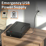 Z ZLJUAN Portable Gun Safe with LCD Display of Temp,Humidity,Pistol Safe with Biometric Fingerprint,Keypad Lock,Key,Biometric Handgun Safe for Travel/Home/Car/Nightstand Beside (Black) Z ZLJUAN