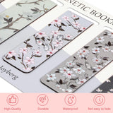 15 Pieces Bookmarks, Magnetic Bookmarks for Women, Page Markers for Students Teachers Reading (Floral Style) Joyberg