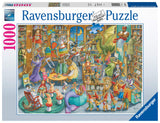 Ravensburger Midnight at The Library Puzzle - 1000 Unique Pieces | Premium Quality | Anti-Glare Surface | Perfect for Family Fun | Ideal Gift for Puzzle Enthusiasts Ravensburger