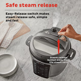Instant Pot RIO, 7-in-1 Electric Multi-Cooker, Pressure Cooker, Slow Cooker, Rice Cooker, Steamer, Sauté, Yogurt Maker, & Warmer, Includes App With Over 800 Recipes, 6 Quart Instant Pot