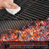 Kendane Barrel Charcoal Grill, Large Charcoal Grills with Side Shelf, Outdoor BBQ Grill,Perfect for Backyard Camping, Patio Parties, and Picnics Kendane