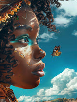 SKRYUIE 5D Africa Diamond Painting Kits - DIY Diamond Art Kits for Adults African Americans, Full Round Drill - Crystal Cross Stitch - Adults Craft for Wall & Office Decor - 12x16 Inch c2 SKRYUIE