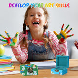 Kenning 24 Pack Small Wooden Box 2.7 x 2.7 x 1.6 Inch Natural Pine Wood Container Unfinished Treasure Chest Mini Wooden Jewelry Box Unpainted Small Treasure Chest with Lids for DIY Crafts Kenning