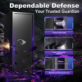 Marcree 8-10 Gun Safe, Large Gun Safes for Rifle & Pistol Storage, Gun Cabinets for Rifles and Shotguns, Gun Cabinet with Quick Home Access and Gun Rack, Long Gun Safe with Dual Alarm & Mute Mode Marcree