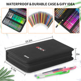 120 Pack Glitter Gel Pens Set, ZSCM 60 Colors Pens Include 48 Glitter Pens, 12Classic Pen With 60 Matching Color Refills, Canvas Bag For Adults Coloring Books Drawing Journaling Scrapbook ZSCM QUALITY DECIDES THE FUTURE