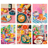 Leatrice 6 Pack Diamond Painting Kits for Adults 5D Diamond Art Kits Gem Dots Paintings Round Full Drill Beginners Women DIY for Home Kitchen Wall Decor 11.8x15.7 Inches Chic Leatrice