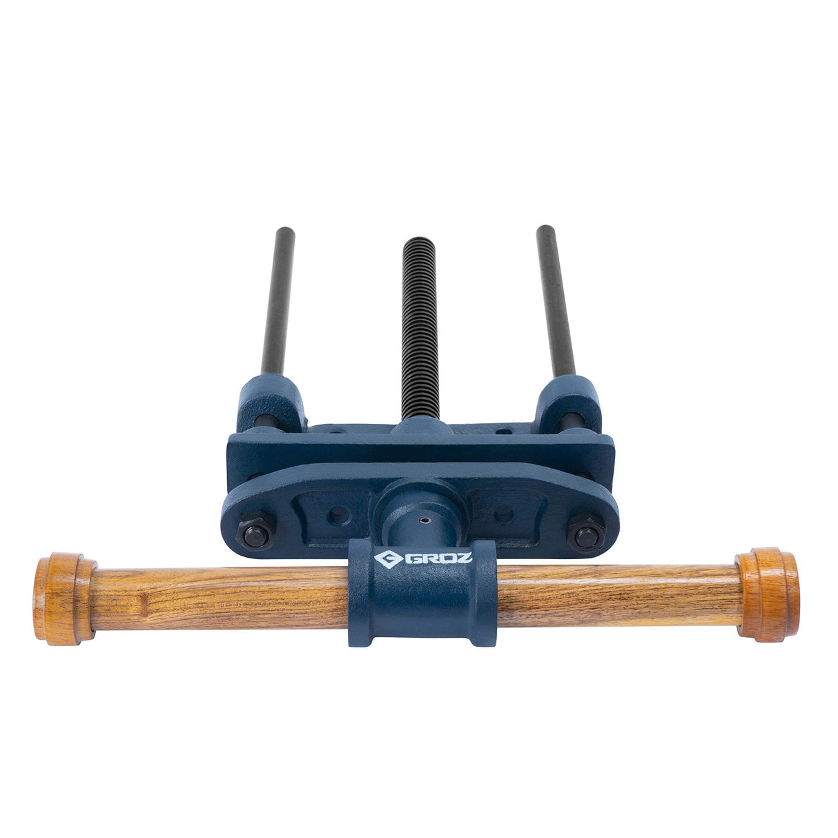 Groz 7-inch Woodworking Front Vise | Cast Iron Body and Socket | Quality Wood Handle | Exceptionally Sturdy | Perfect for Professional Craftsmen and Woodwork Studios (39020) Groz