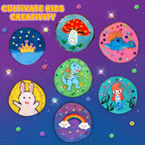 JoyRapt Wooden Painting Kits,Glow in The Dark,Arts and Crafts Supplies for Kids,Creative Crafts Birthday Gifts for Girls Boys Age 8-12,Home Handmade Decorations JoyRapt