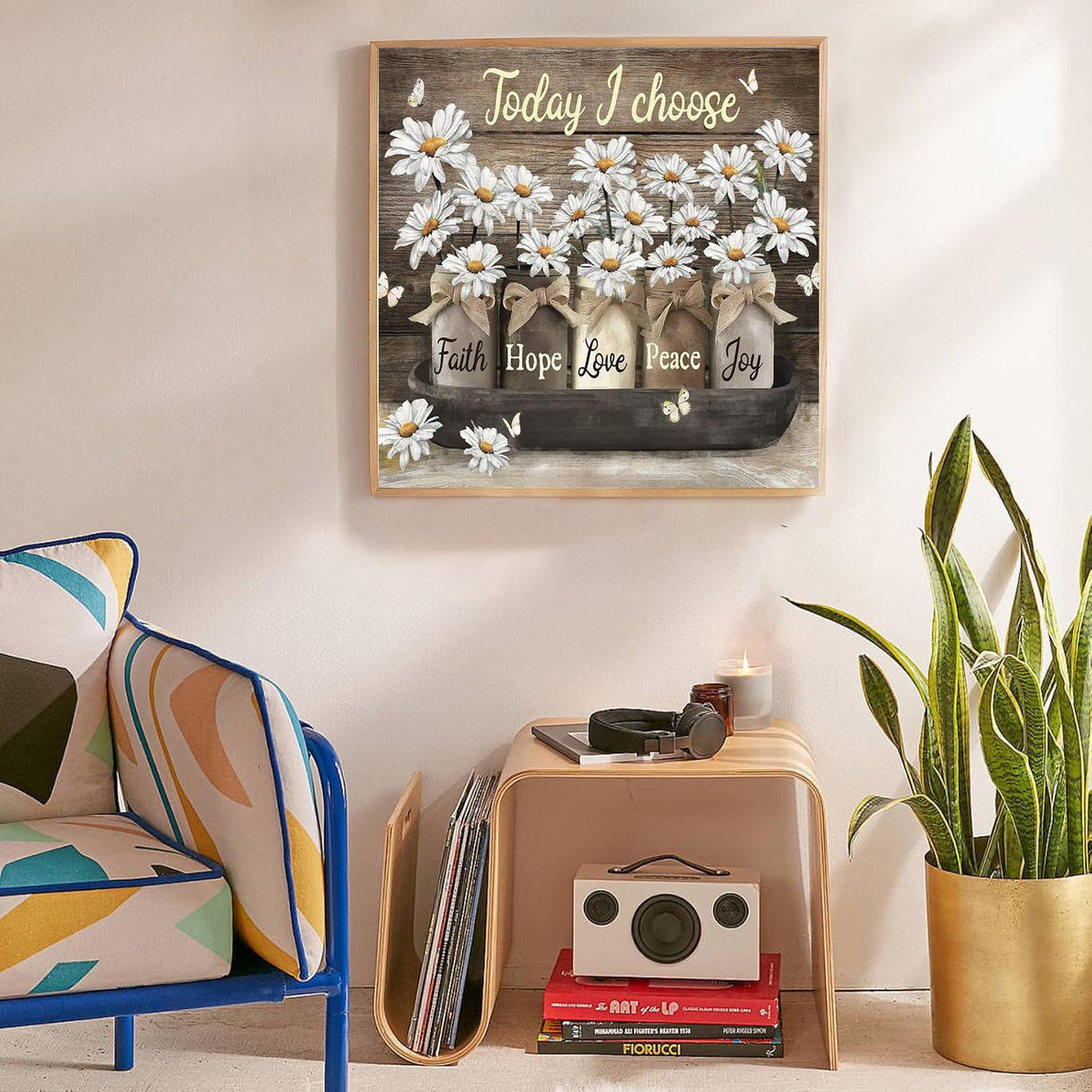 EIBEILI Diamond Art Kits for Adults,Inspirational 5D Diamond Painting for Beginners Round Full Diamond Art Kits,DIY Diamond Pictures Gemstone Art and Crafts Home Decor 14x14inch EIBEILI