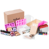 WeInd Large Soap Making Kit - DIY Craft Kit for Adults & Kids - Modern Art & Craft Kit with Soap Base, Melt & Pour Base, Silicon Molds, Soap Cutter, Essential Oils & Fragrances - Handmade Gift WeInd