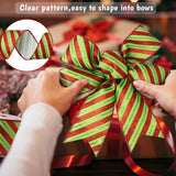 Tsorode Christmas Ribbon Wired 2.5 inch,6 Rolls 30 Yards Red and Green Christmas Ribbon for Tree/Bow/Wreath Supplies,Wired Ribbons Crafts Xmas Decorations Tsorode