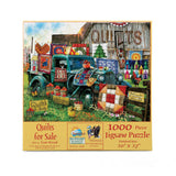 SUNSOUT INC - Quilts for Sale - 1000 pc Jigsaw Puzzle by Artist: Tom Wood - Finished Size 20" x 27" - MPN# 28567 SunsOut