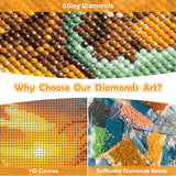 NEWENMO Diamonds Painting Kits for Adults Beginner, DIY 5D Rainbow Angel Diamond Art Paint with Round Diamonds, Full Drill Gem Art Angel Diamonds Art Painting for Home Wall Decor 12x12 Inch NEWENMO