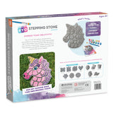 MindWare Paint Your Own Stepping Stone Unicorn - Kit Includes Weather Proof Stone, Paint and Brushes MindWare