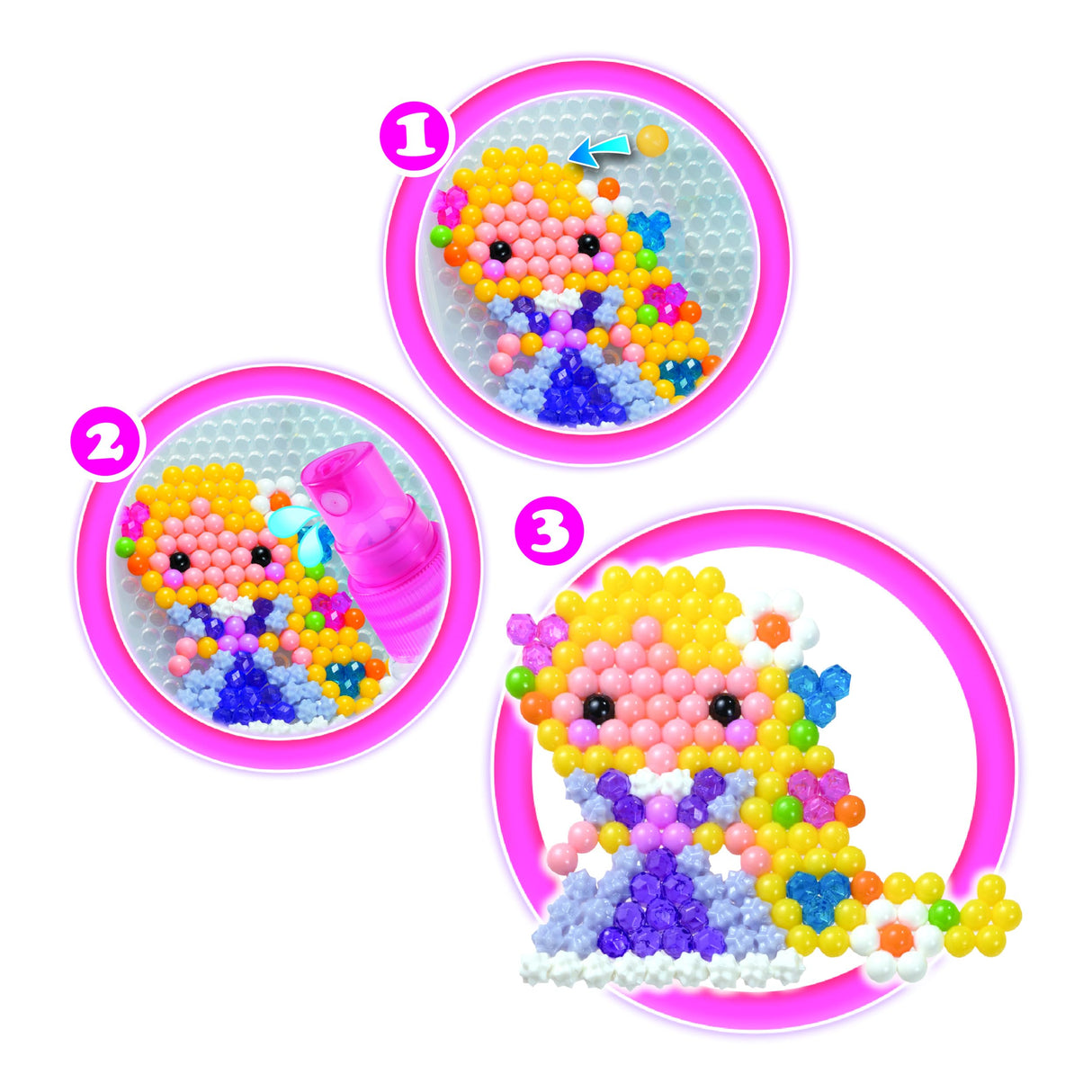 Aquabeads Disney Princess Dazzle - Complete Arts & Crafts Kit for Children - Over 600 Beads to Create Your Favorite Disney Princess Characters! Aquabeads