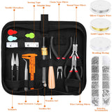 Audab Jewelry Making Kit with Tools, Wires, Charms and Findings for Jewelry Making and Repair Audab