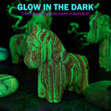 LAOESE Unicorns Paint Pouring Art Kit - DIY Craft for Kids Age 6-12, Arts and Crafts Kit for Girls & Boys, Toys Girls Boy Birthday Gift Ages 4 5 6 7 8 9 10 11 12+ LAOESE