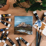 Ohuhu Oil Paint Set, 24 Oil-Based Colors, 12ml/0.42oz x 24 Tubes Non-Toxic Oil Painting Set Supplies for Canvas Painting Artist Kids Beginners Adults Classroom DIY Art Supplies Gift Ohuhu