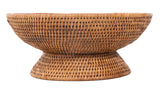 Kouboo La Jolla Rattan Fruit Bowl, Large, Honey-Brown Kouboo