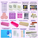 Soap Making Kit for Beginners | 6LBS Melt & Pour Soap Base - Shea Butter, Clear Glycerin & Goat Milk, All-in-one Soap Kit w/Molds, Fragrances, Colors, Soap Making Tools & Supplies for Adults (Deluxe) BeadHub