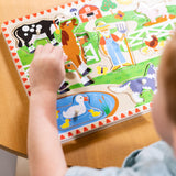 Melissa & Doug Old MacDonald's Farm Sound Puzzle - Farm Animal Toys, Sound Puzzles For Toddlers And Kids Ages 2+ Melissa & Doug