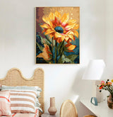 Offito Paint by Numbers Kit for Adults Beginners, Sunflower Acrylic Adult Paint by Number Kits on Canvas, Sunflower Digital Oil Number Painting Kits for Home Decor Gift 16"x20" Offito