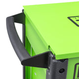 K Tool International 75121 35" Service Cart Tool Box for Garages, Repair Shops, and DIY, (4) Drawers, Locking Lid, (4) 5" Swivel Casters (2) with K Tool International