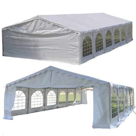 DELTA 40'x20' Budget PVC Party Tent, Large Wedding Tent Canopy Heavy Duty Party Tent Outdoor Patio Tent Outdoor Gazebo Event Shelter Canopy DELTA