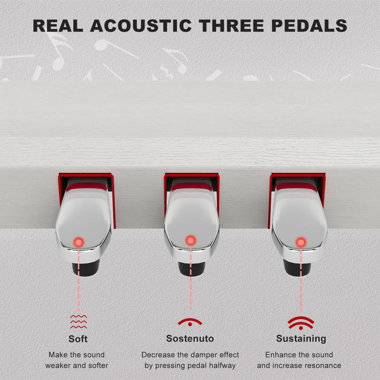 UMOMO 88 Key Weighted Keyboard Piano with Piano Bench, Beginner Digital Piano Full Size Heavy Hammer Weighted Action Electric Piano Keyboard with USB UMOMO