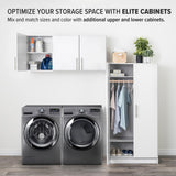 Prepac Elite 3-Door Wall Cabinet/Pantry Storage Cabinet | White, 54W x 24H x 12D | Versatile Garage Wall Cabinet by Prepac Prepac