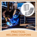 24 Pcs Welding Coupons 2 x 4 Inch Mild Steel Welding Kit 11 Gauge Mild Steel Plate Welding Accessories Welding Plate Welding Practice and Training for MIG, TIG, Stick, Arc, Gas and Brazing Zonon