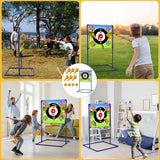 VATOS Axe Throwing Game Set Axe and Star Throwing Target Fun Backyard Indoor Outdoor Sport Party Play Game Toys for Kids Adults Birthday Gifts for 3 4 5 6 7 8 9 10 11 12 Year Old Boys Girls VATOS