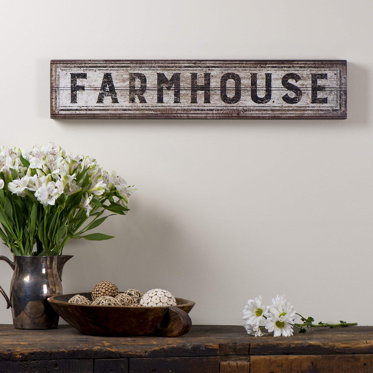 Primitives by Kathy 30365 Inspired Box Sign, Rustic Farmhouse Primitives by Kathy