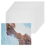 YUENPUN 10 Packs Large Blank Puzzle, 200 Pieces 15x11 Inch Printable Blank DIY Custom Sublimation Jigsaw Puzzle Blanks Large, Heat Transfer Jigsaw Puzzle for Arts Crafts Projects YUENPUN