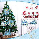 Chiisong 6 Pcs Winter Diamond Painting Hanging Sign Glow in The Dark Diamond Art Painting Kits Snowman Truck Wreath Vase Gnome Xmas Tree Pendant Ornaments for DIY Holiday Decoration Gift Chiisong