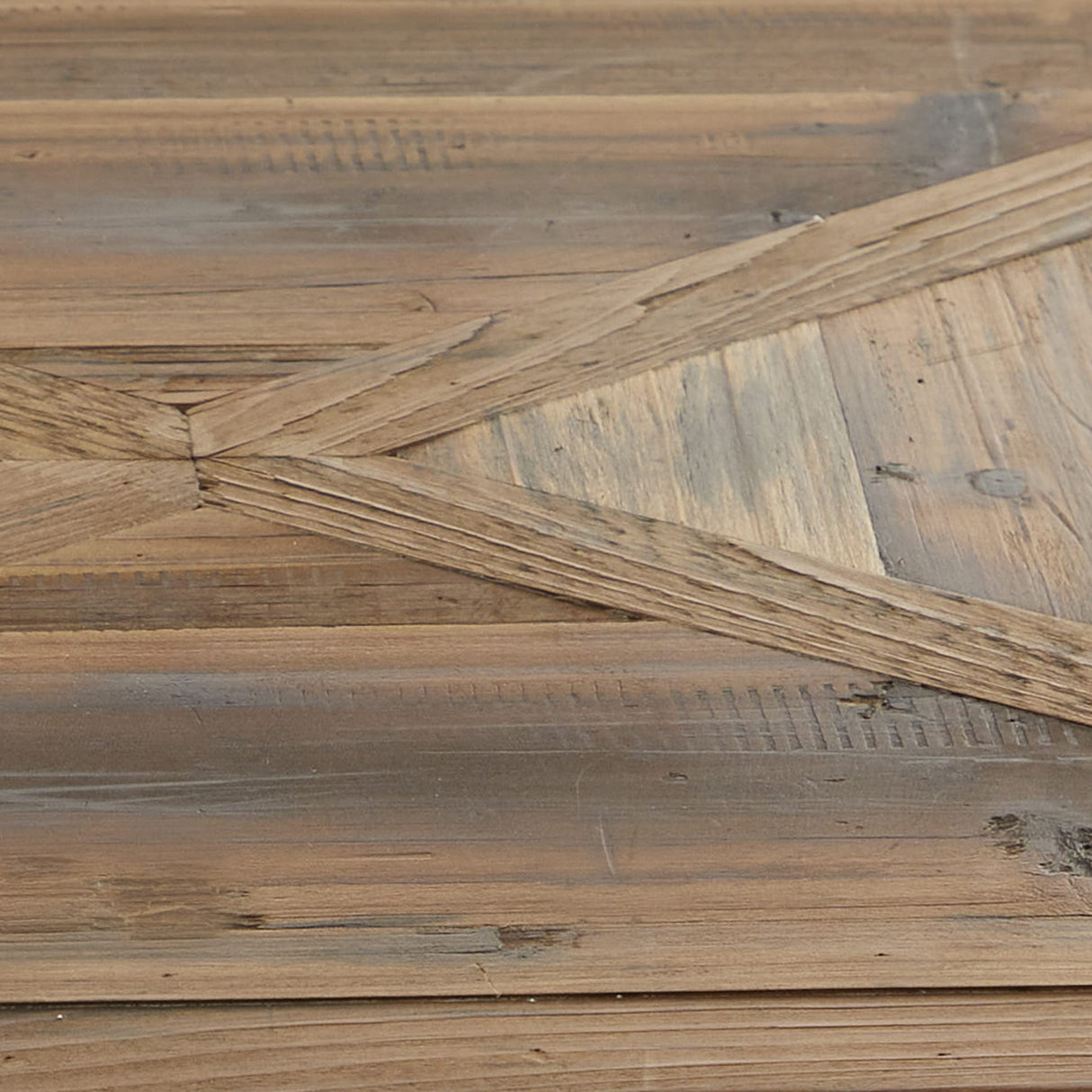 Deco 79 Metal Console Table with Brown Wood Top, 48" x 16" x 30", Black Deco 79