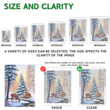 DIY Diamond Painting Kits Glowing Lion - 5D Animals Art Full Drill Crystal Rhinestone Embroidery Craft Kits for Bedroom Decor Gifts - 12x16inch Snuqevc