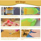 Genius maker Magic Book Diamond Painting Kits for Adults, 5D Diamond Art Kits for Beginners DIY Full Drill Diamonds Painting Pictures, Diamond Gem Art Painting DIY Crafts Kit Decor 12x16inch Genius maker