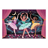 Mudpuppy Moonlight Ballet – 100 Piece Glow in The Dark Puzzle with Magical Scene of Iconic Swan Lake Ballet and Hidden Puzzle Details in The Dark for Children Ages 5 and Up Mudpuppy