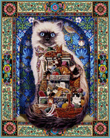 Springbok's 500 Piece Jigsaw Puzzle Cats Galore - Made in USA Springbok