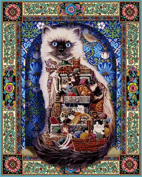 Springbok's 500 Piece Jigsaw Puzzle Cats Galore - Made in USA Springbok