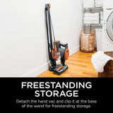 Shark Rocket Ultra-Light Corded Bagless Vacuum for Carpet and Hard Floor Cleaning with Swivel Steering (HV301), Gray/Orange Shark