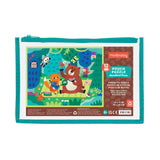 Mudpuppy Woodland Picnic 12 Piece Pouch Puzzle, Jigsaw Puzzle for Kids with Extra-Thick Pieces, 14" x 11", Includes a Reusable Zippered Pouch, Ideal for Traveling, Ages 2-4 Mudpuppy
